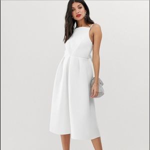 White Midi Dress